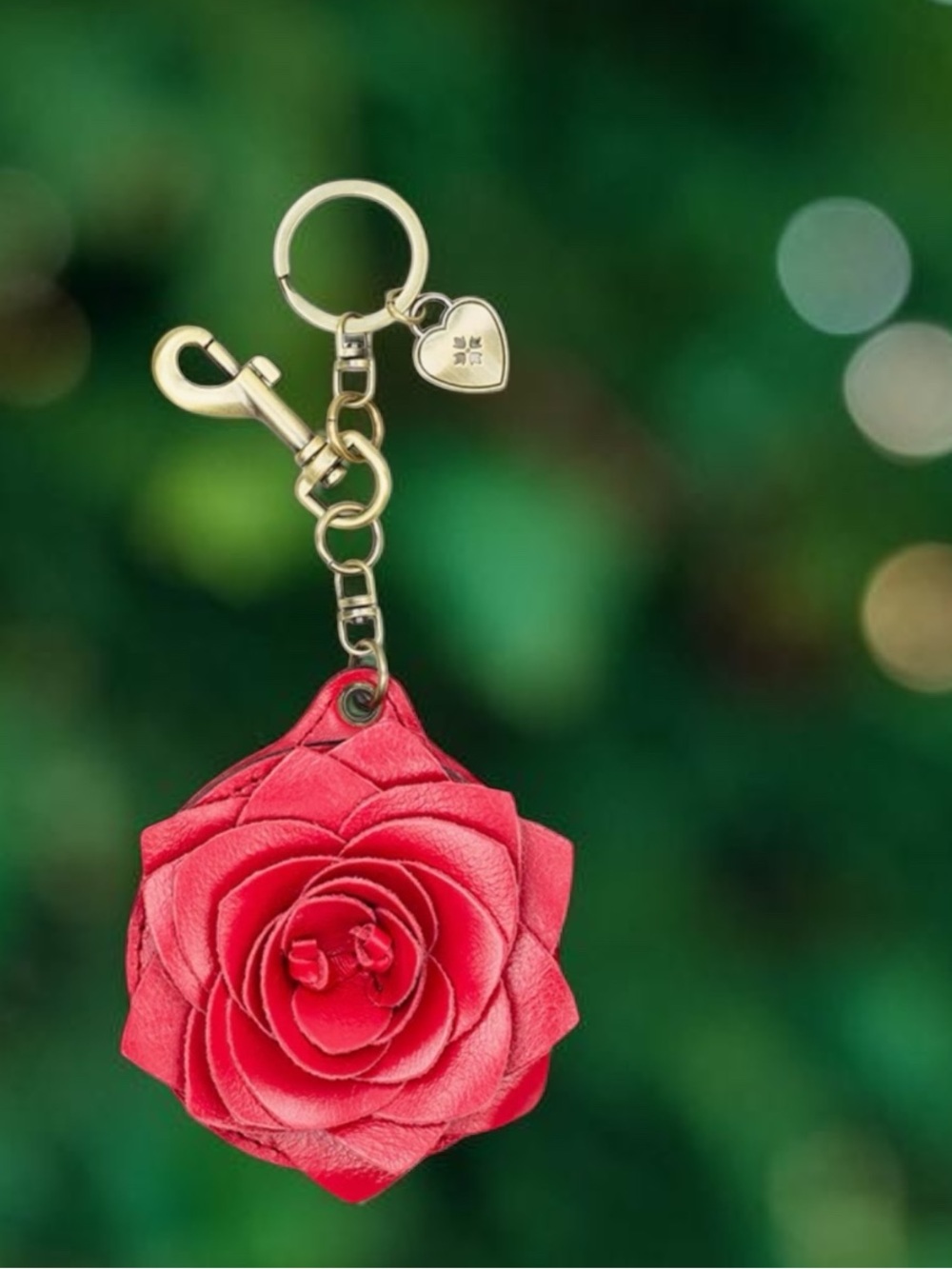 Patricia Nash Parisian Rose mirror bag charm NWT - Picture 8 of 10